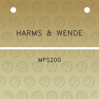 harms-wende-mps200