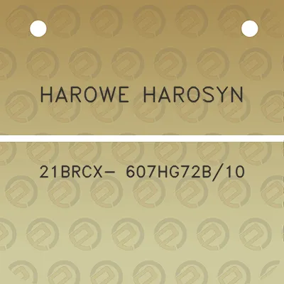 harowe-harosyn-21brcx-607hg72b10