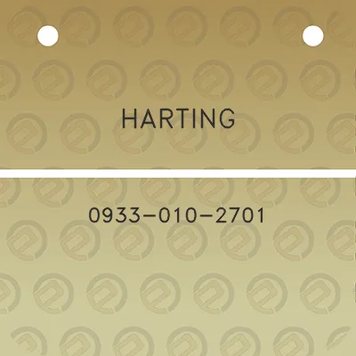 harting-0933-010-2701