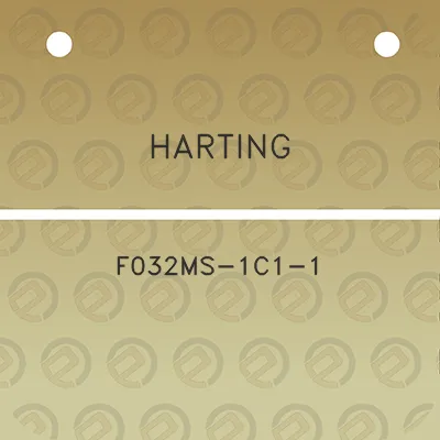 harting-f032ms-1c1-1