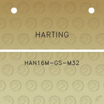 harting-han16m-gs-m32