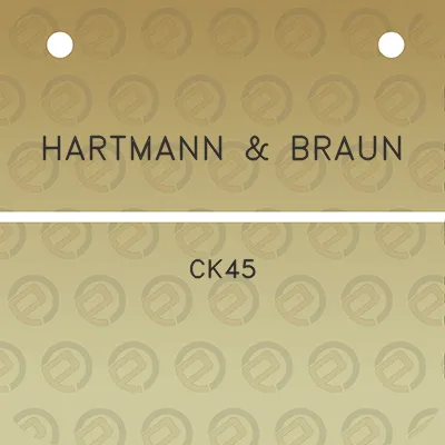 hartmann-braun-ck45