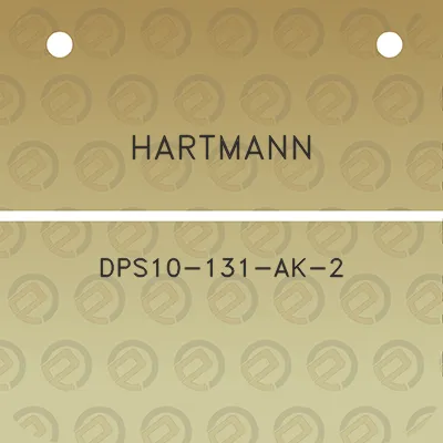 hartmann-dps10-131-ak-2