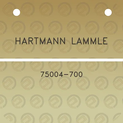 hartmann-lammle-75004-700