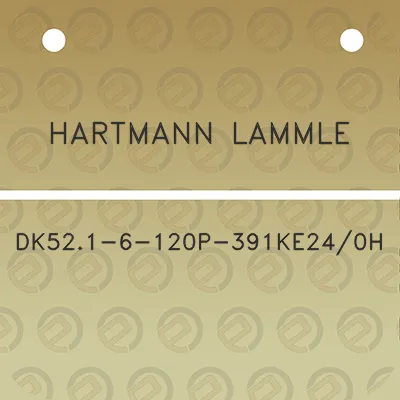 hartmann-lammle-dk521-6-120p-391ke240h