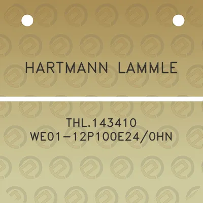 hartmann-lammle-thl143410-we01-12p100e240hn