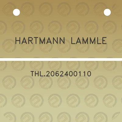 hartmann-lammle-thl2062400110