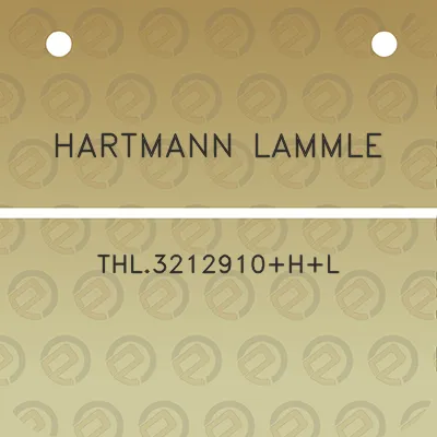 hartmann-lammle-thl3212910hl