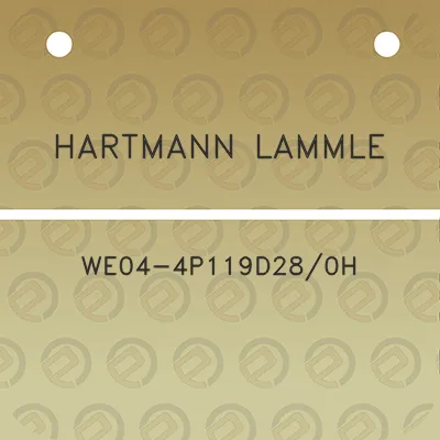 hartmann-lammle-we04-4p119d280h