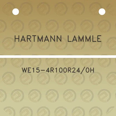 hartmann-lammle-we15-4r100r240h