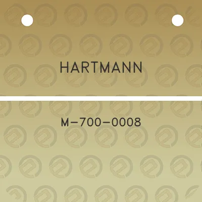 hartmann-m-700-0008