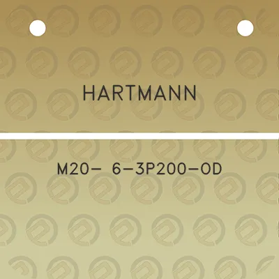 hartmann-m20-6-3p200-od