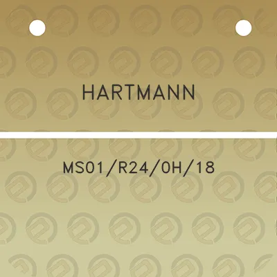 hartmann-ms01r240h18