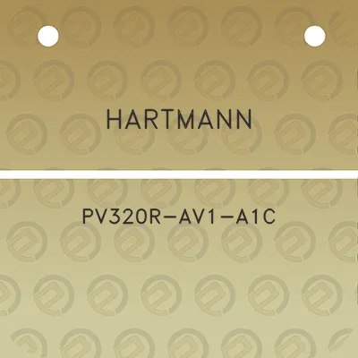 hartmann-pv320r-av1-a1c