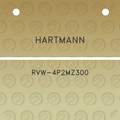 hartmann-rvw-4p2mz300