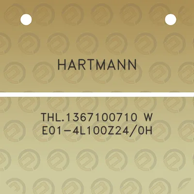 hartmann-thl1367100710-w-e01-4l100z240h