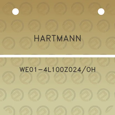 hartmann-we01-4l100z024oh