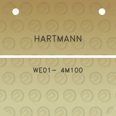 hartmann-we01-4m100