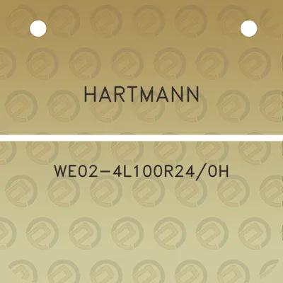 hartmann-we02-4l100r240h