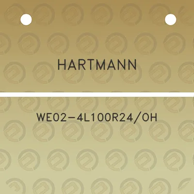 hartmann-we02-4l100r24oh