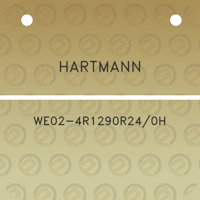 hartmann-we02-4r1290r240h