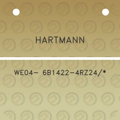 hartmann-we04-6b1422-4rz24