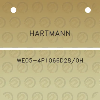 hartmann-we05-4p1066d280h