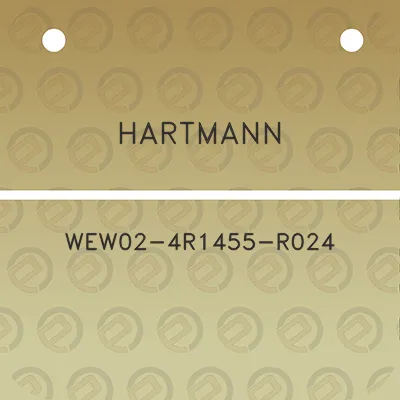 hartmann-wew02-4r1455-r024