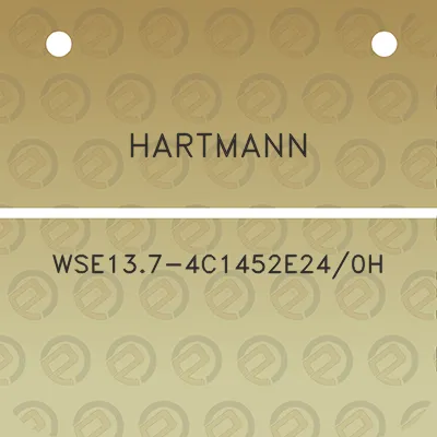 hartmann-wse137-4c1452e240h