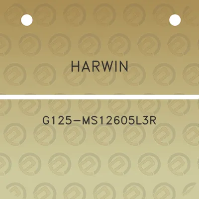 harwin-g125-ms12605l3r