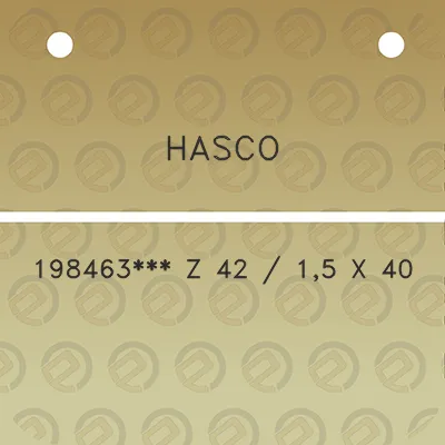 hasco-198463-z-42-15-x-40