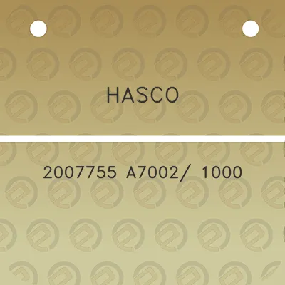 hasco-2007755-a7002-1000