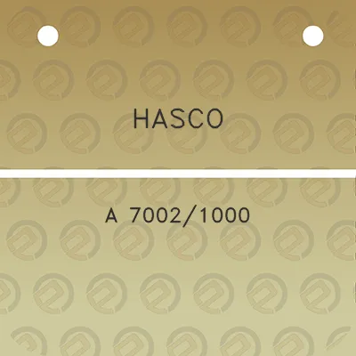 hasco-a-70021000