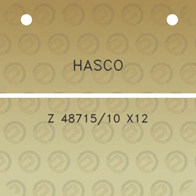 hasco-z-4871510-x12