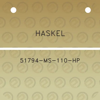 haskel-51794-ms-110-hp