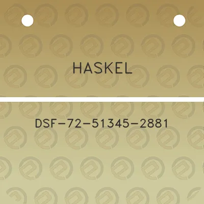 haskel-dsf-72-51345-2881