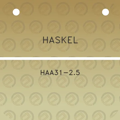 haskel-haa31-25