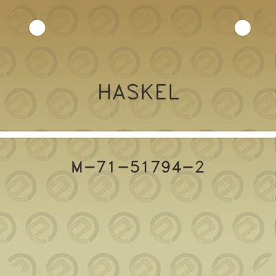 haskel-m-71-51794-2