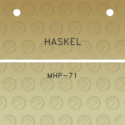 haskel-mhp-71