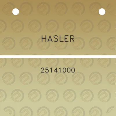 hasler-25141000