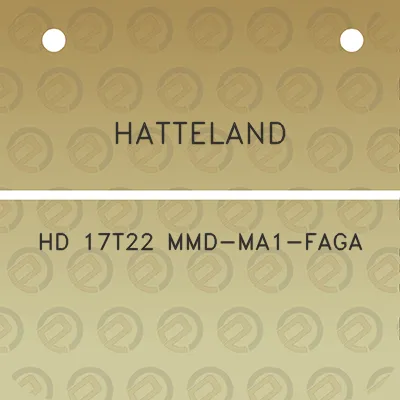 hatteland-hd-17t22-mmd-ma1-faga