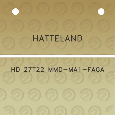 hatteland-hd-27t22-mmd-ma1-faga