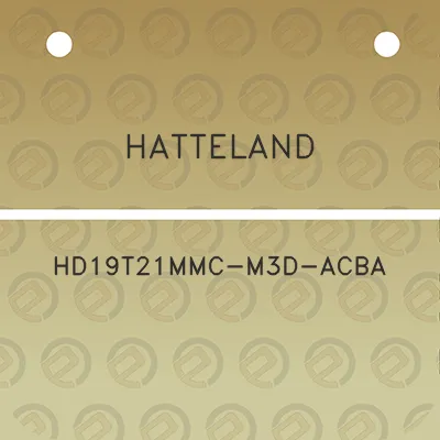 hatteland-hd19t21mmc-m3d-acba