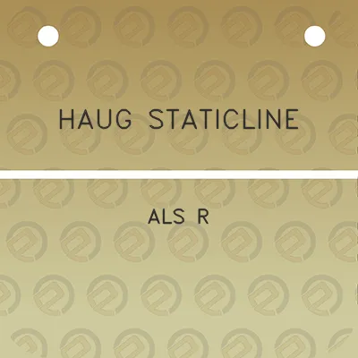 haug-staticline-als-r