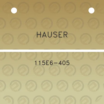 hauser-115e6-405