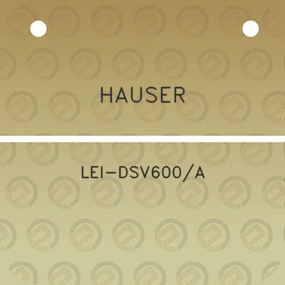 hauser-lei-dsv600a