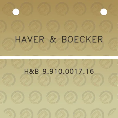 haver-boecker-hb-9910001716