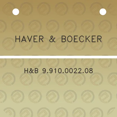 haver-boecker-hb-9910002208