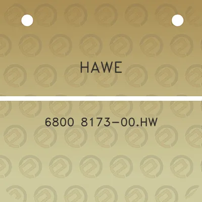 hawe-6800-8173-00hw