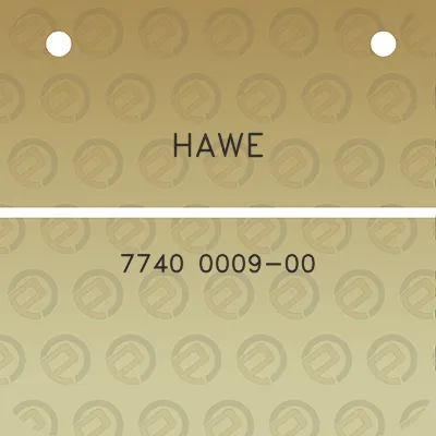 hawe-7740-0009-00